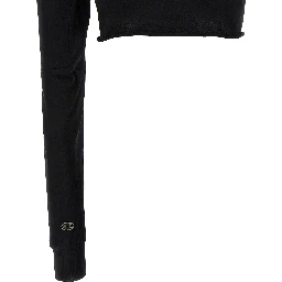 Black Cotton Cardigan