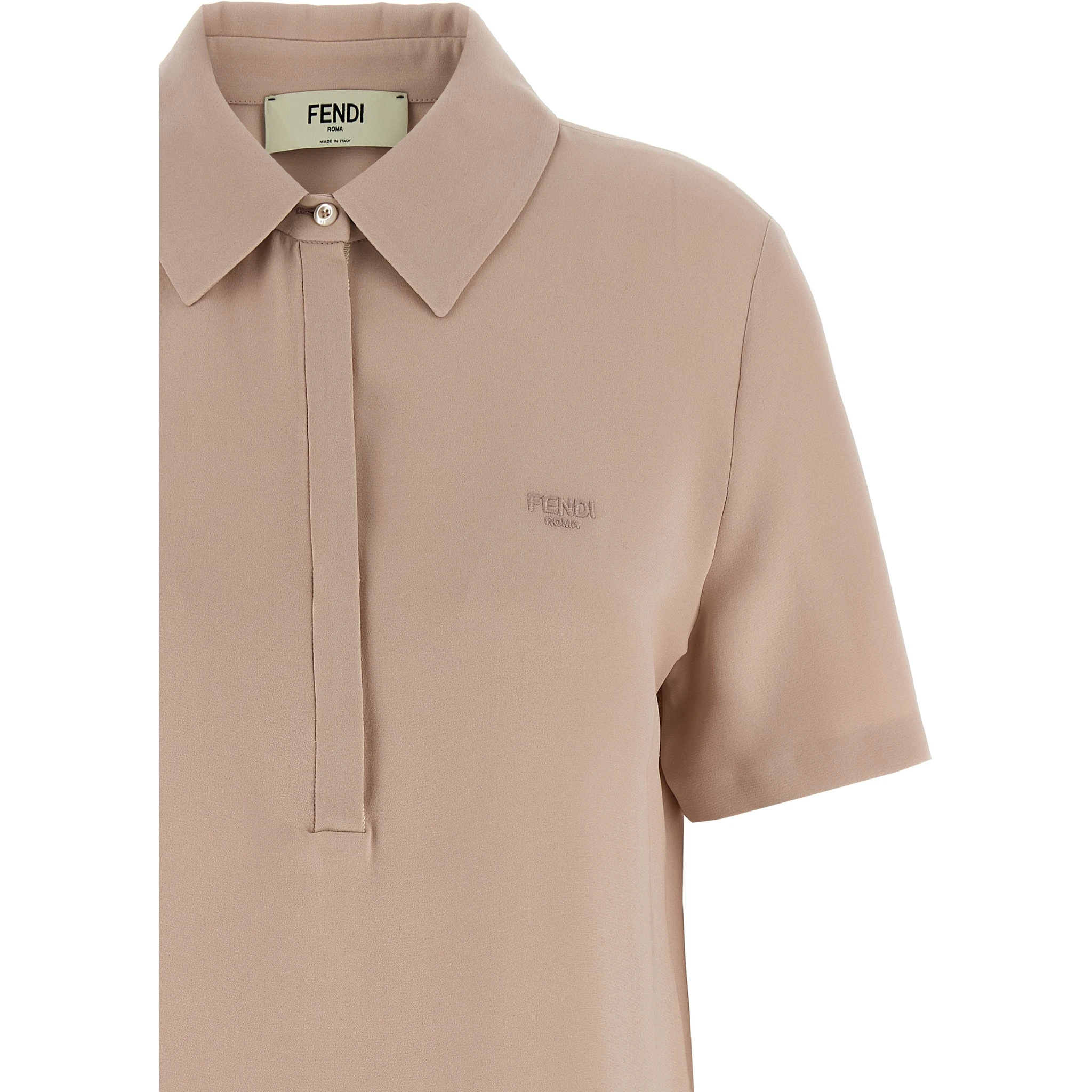 Multicolor Silk Polo Shirt