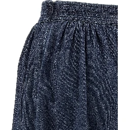 Blue Cotton Pants