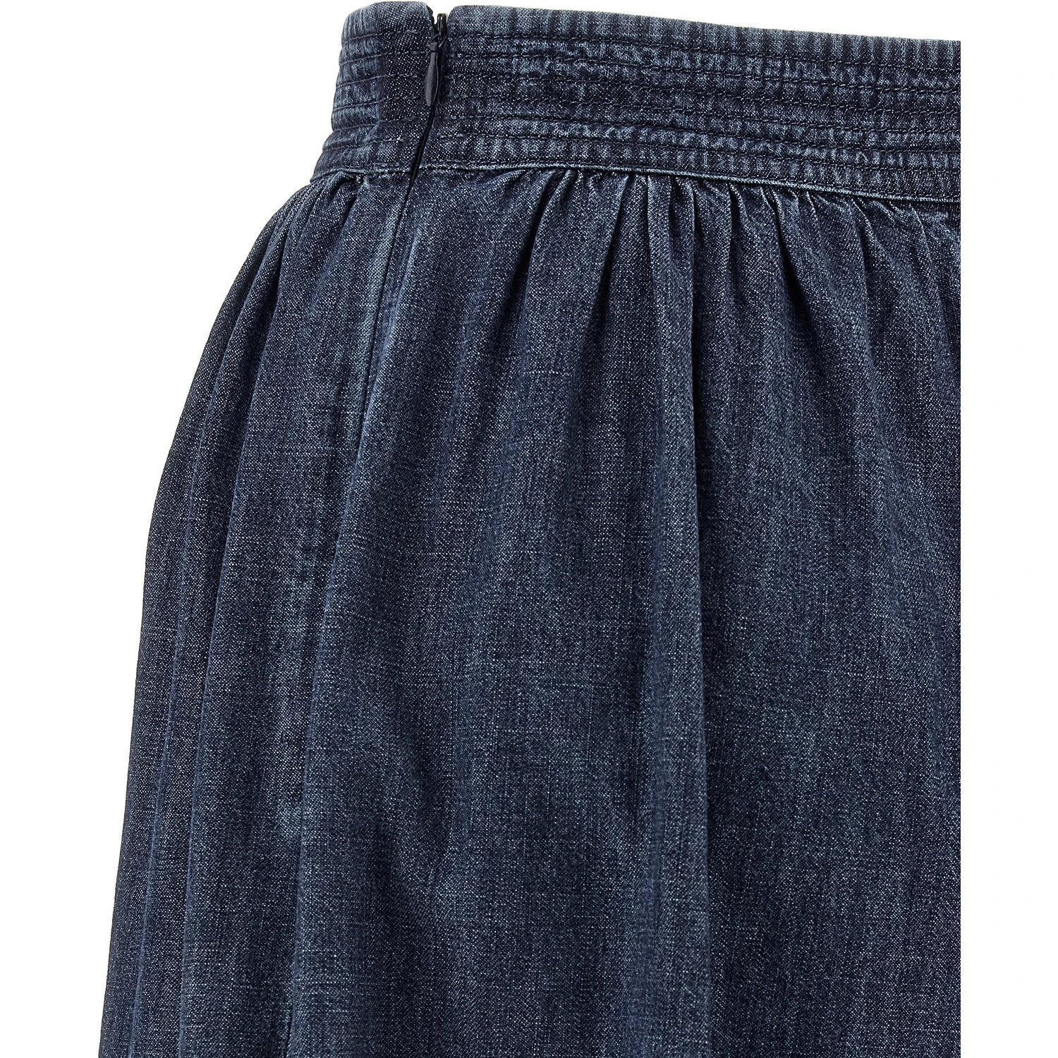 Blue Cotton Pants