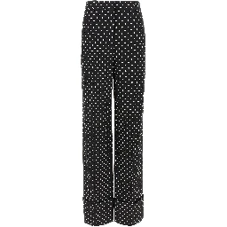 Bicolor Viscose Casual Pants