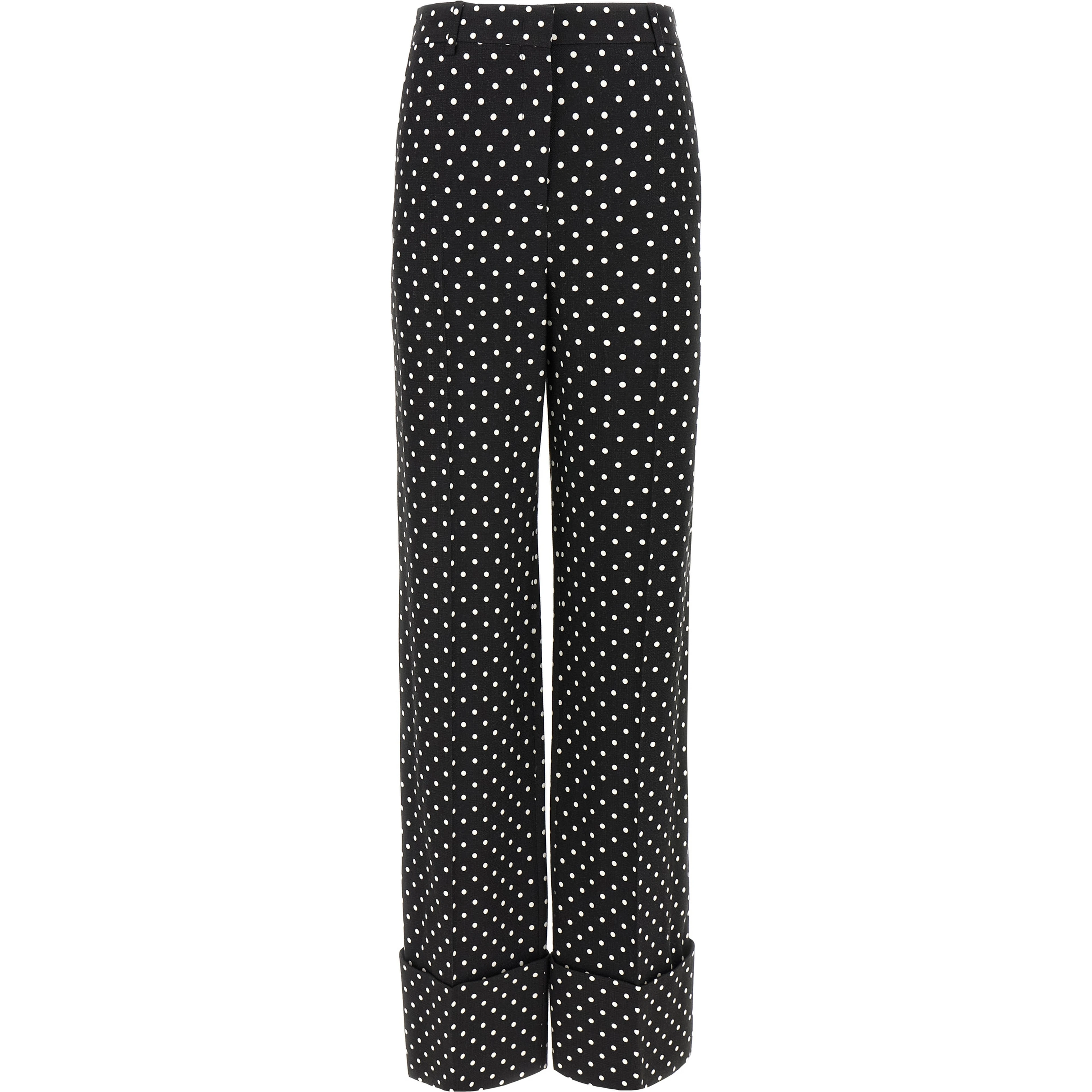Bicolor Viscose Casual Pants