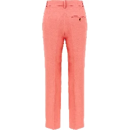 Multicolor Viscose Chino Pants