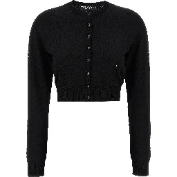 Black Viscose Cardigan