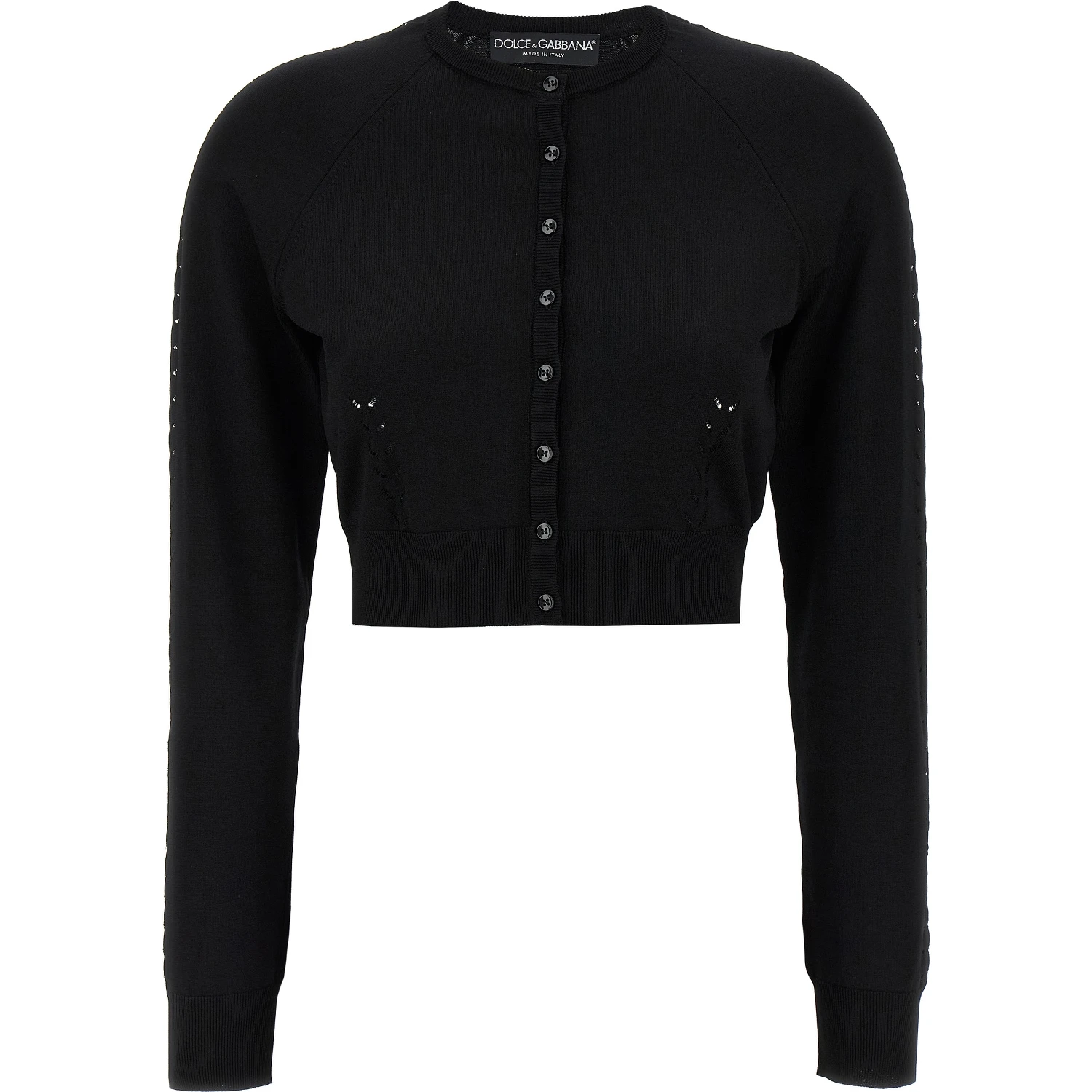 Black Viscose Cardigan