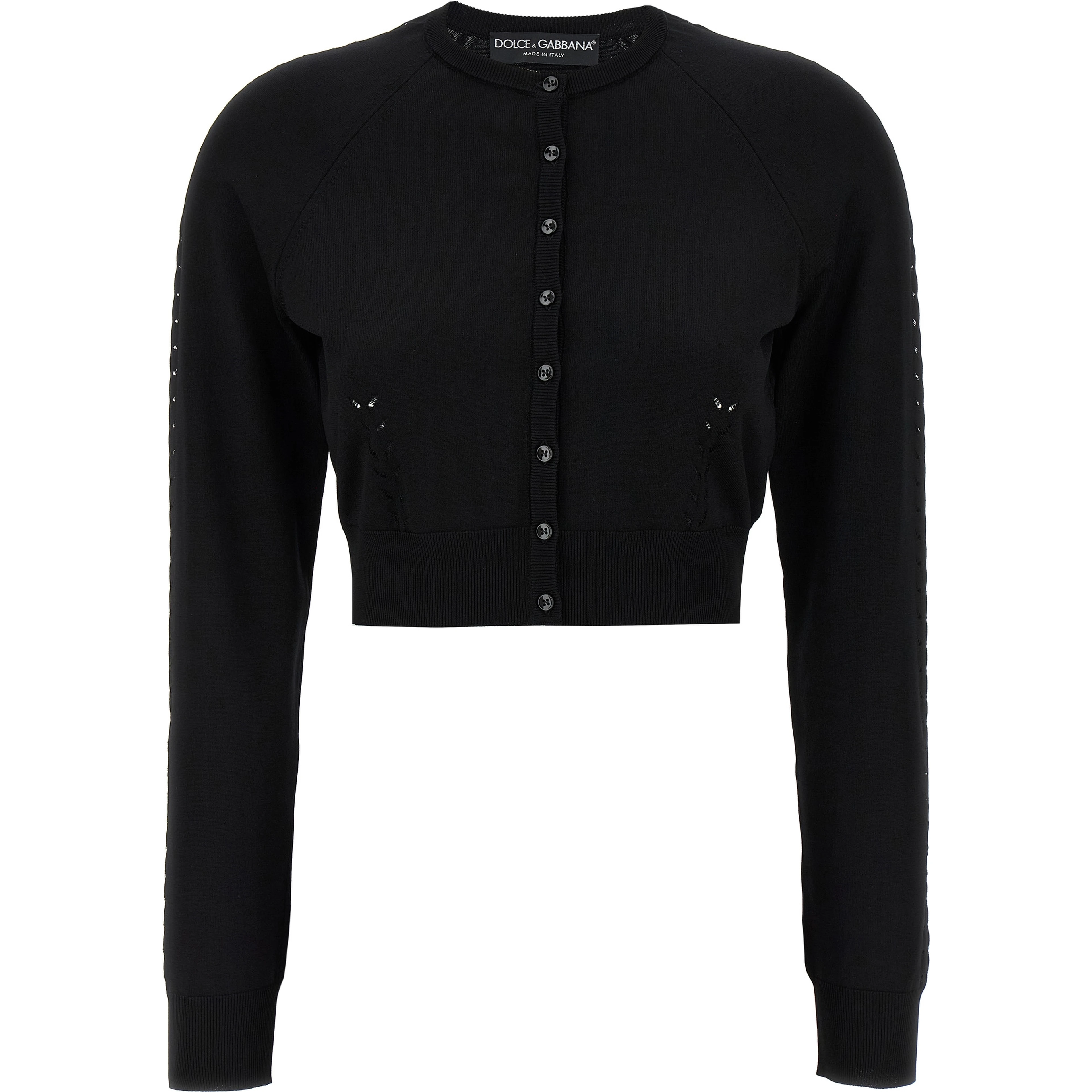 Black Viscose Cardigan