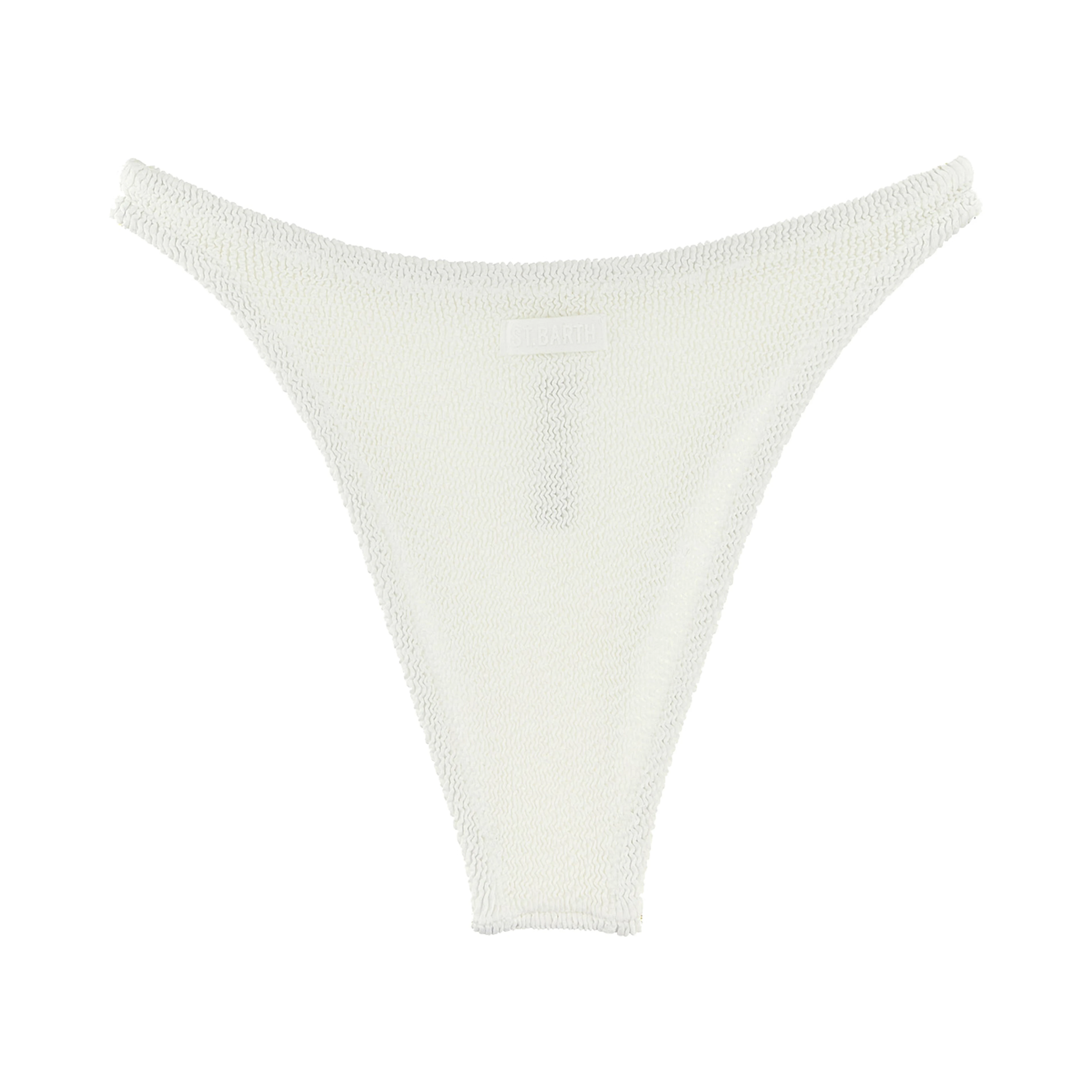 White Polyamide Swim Briefs
