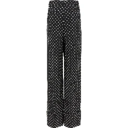 Bicolor Viscose Casual Pants