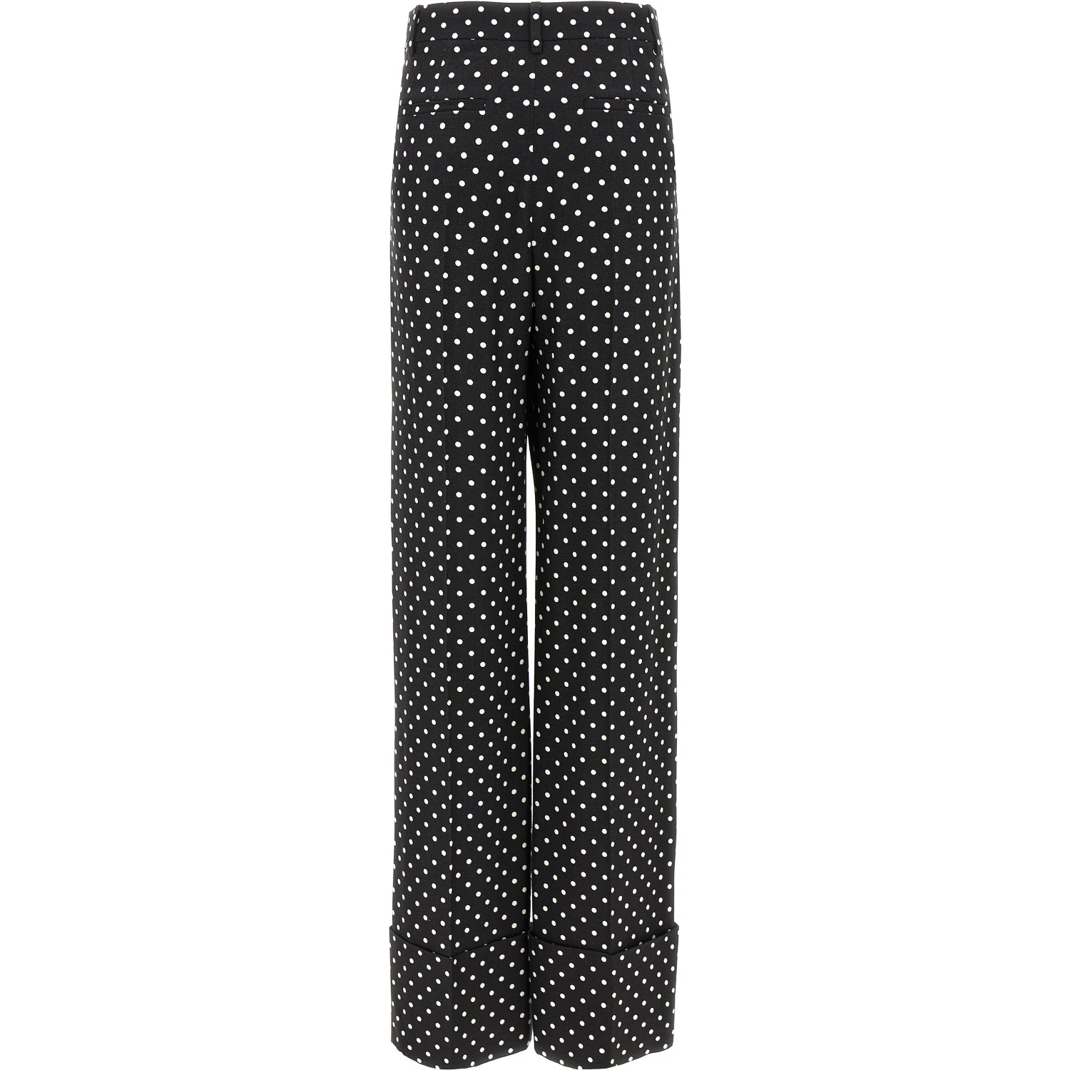 Bicolor Viscose Casual Pants