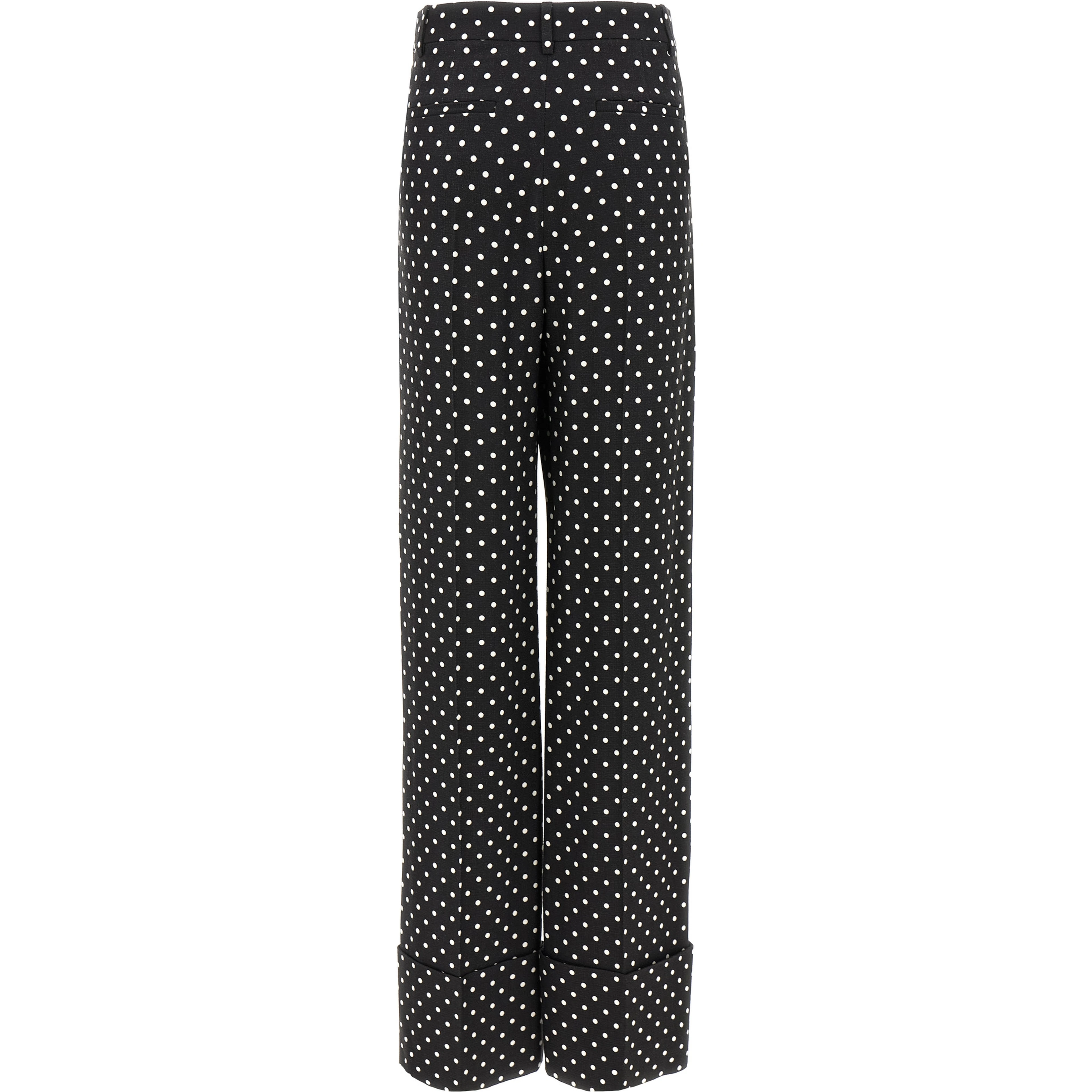 Bicolor Viscose Casual Pants