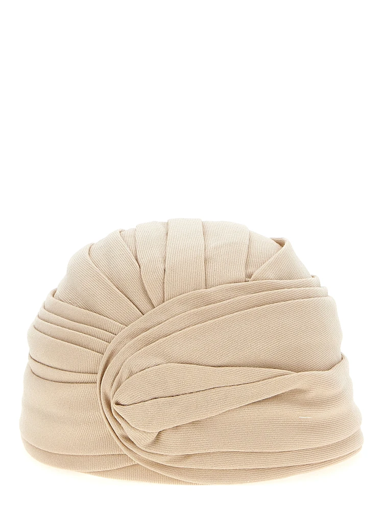 Beige Virgin Wool Hat