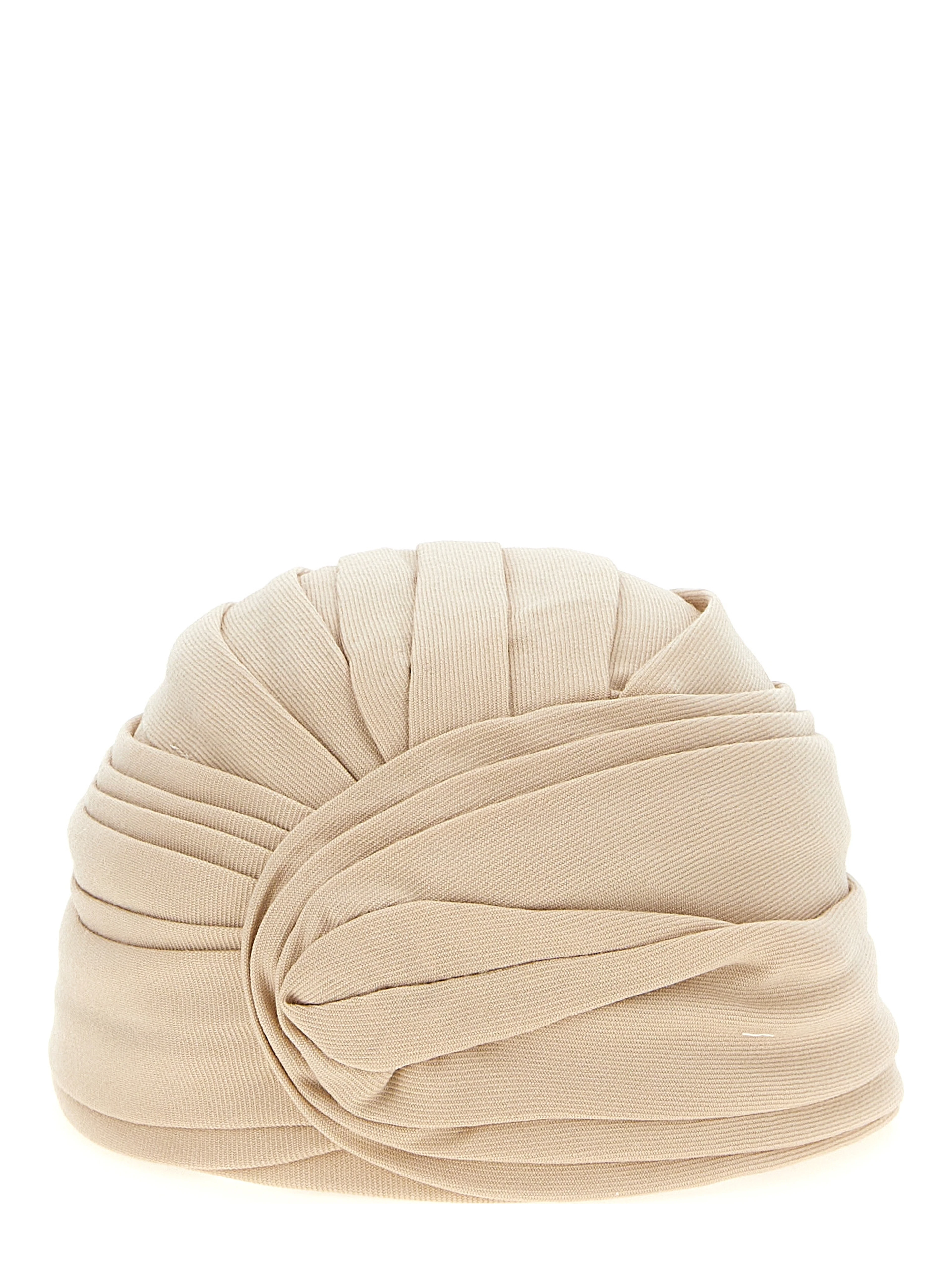 Beige Virgin Wool Hat