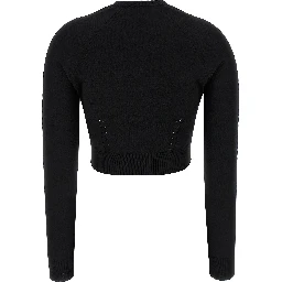 Black Viscose Cardigan