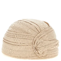 Beige Virgin Wool Hat