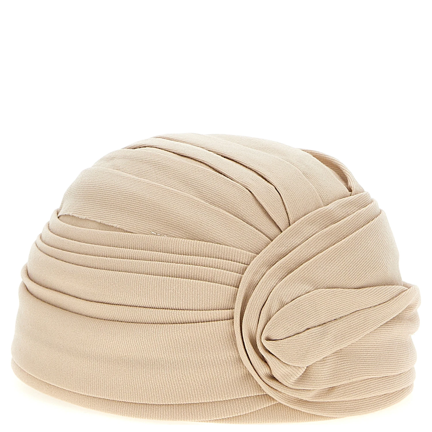 Beige Virgin Wool Hat