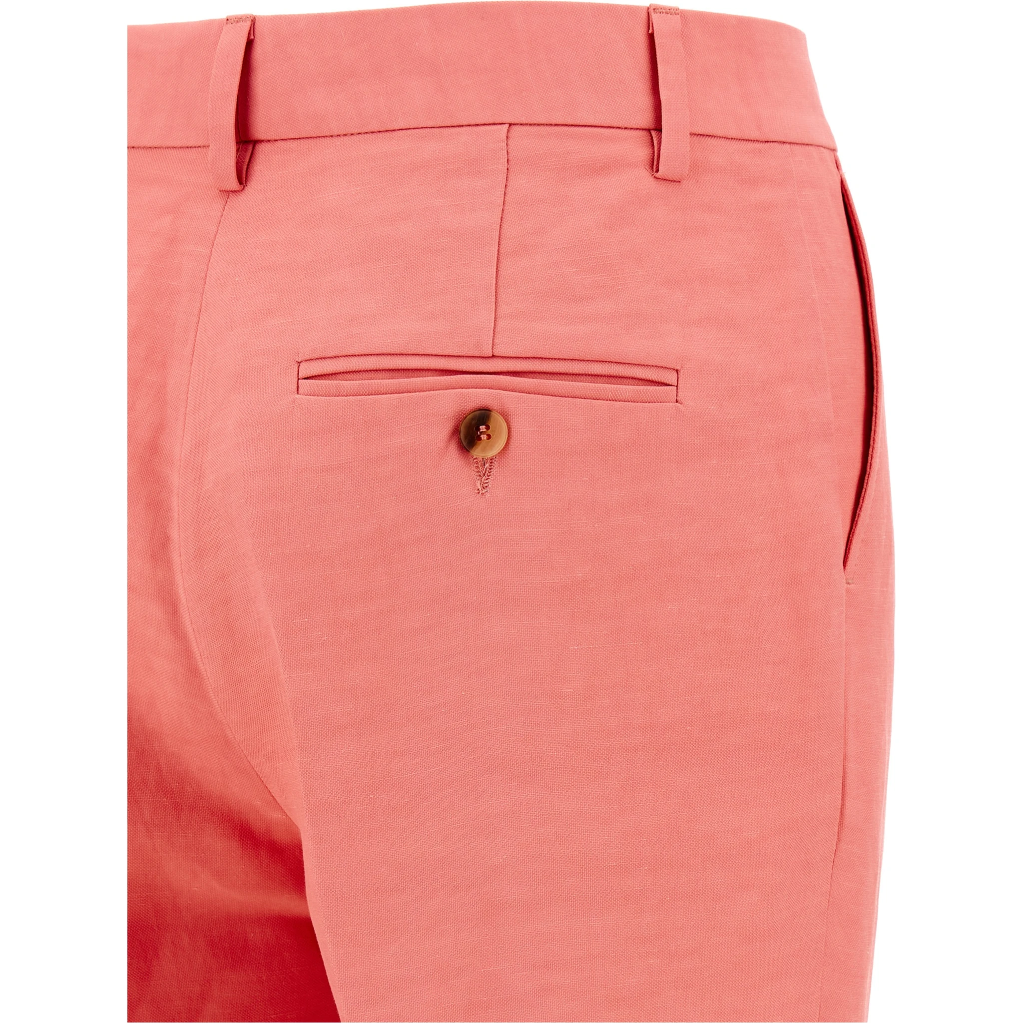 Multicolor Viscose Chino Pants