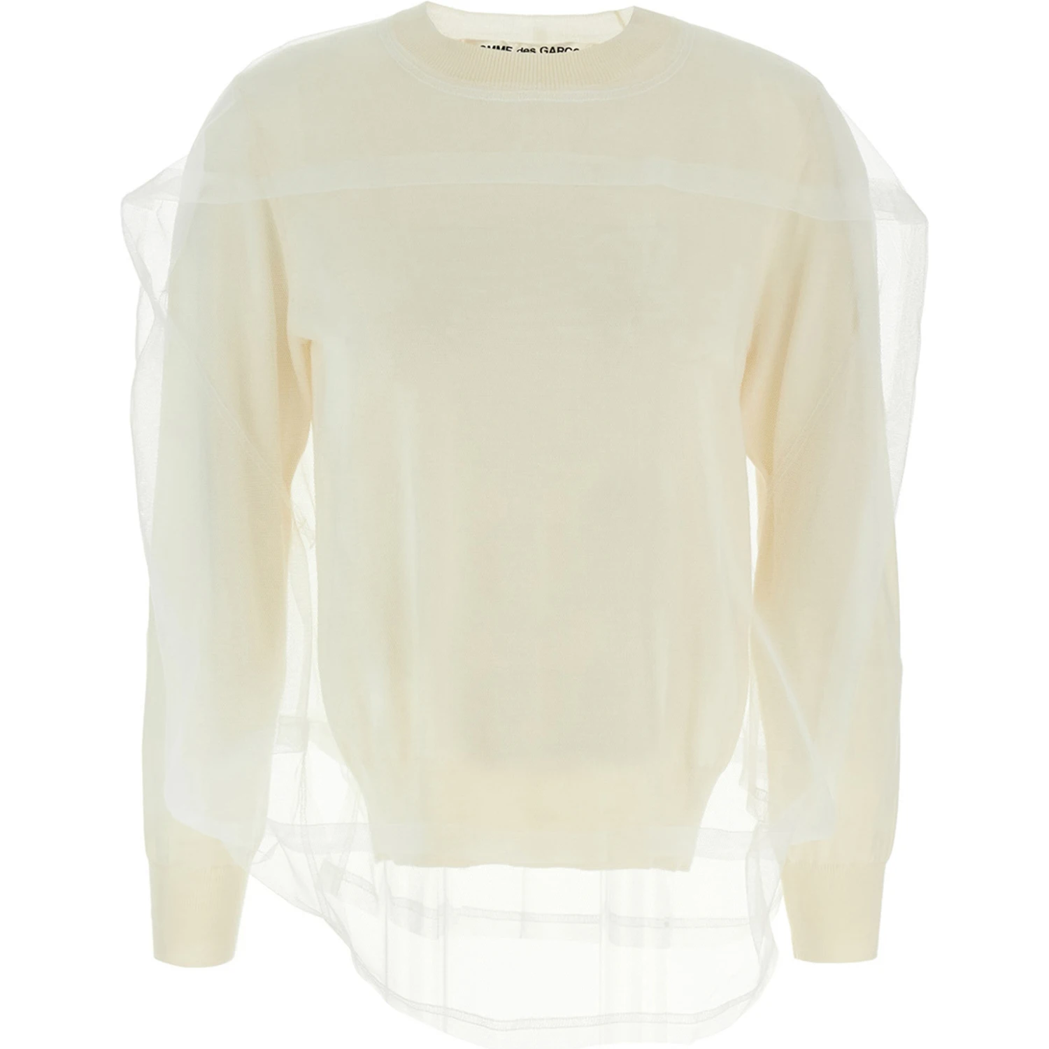 White Wool Cardigan