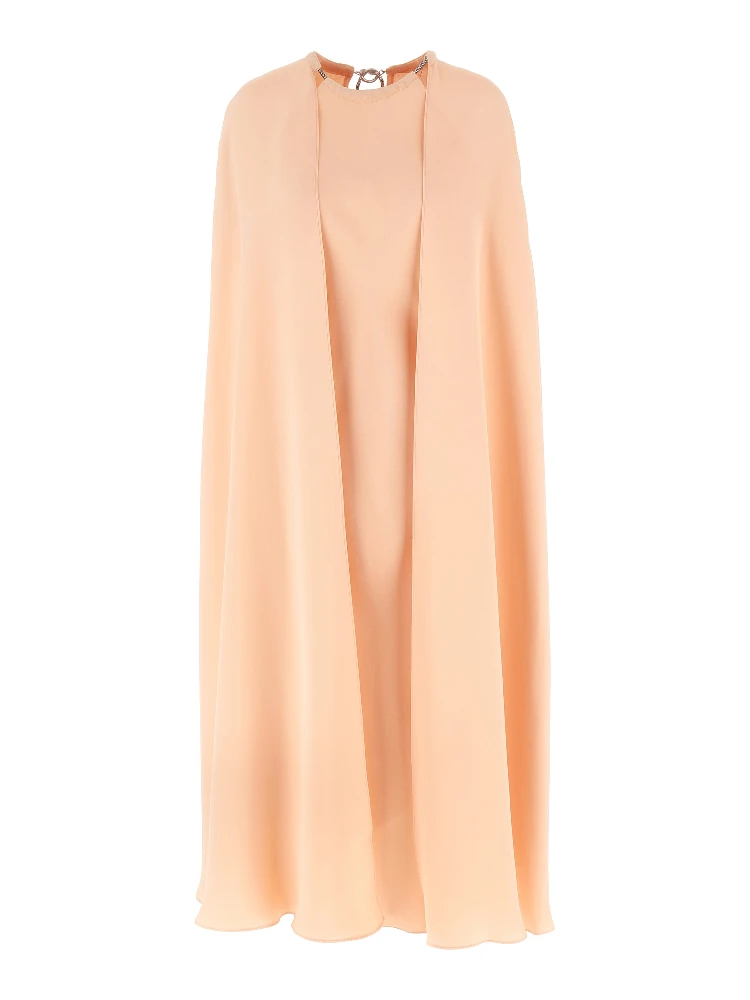 Multicolor Silk Midi Dress