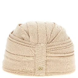Beige Virgin Wool Hat