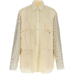 Beige Mohair Blouse
