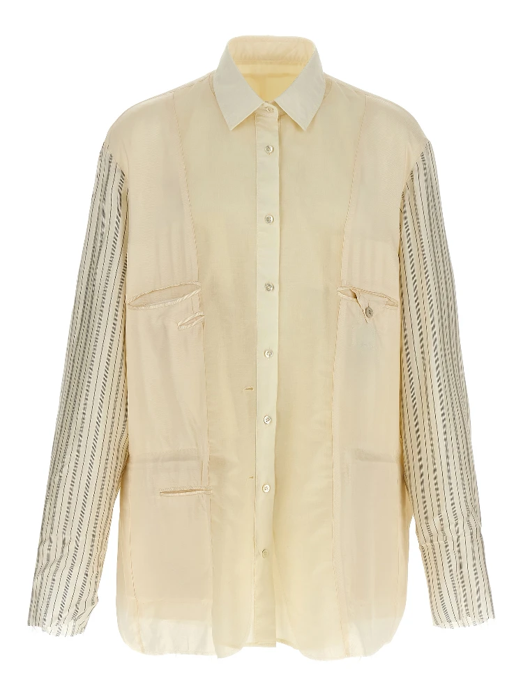 Beige Mohair Blouse