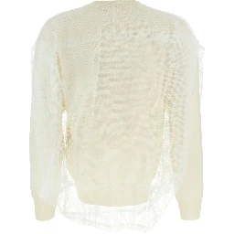 White Wool Cardigan