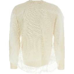 White Wool Cardigan