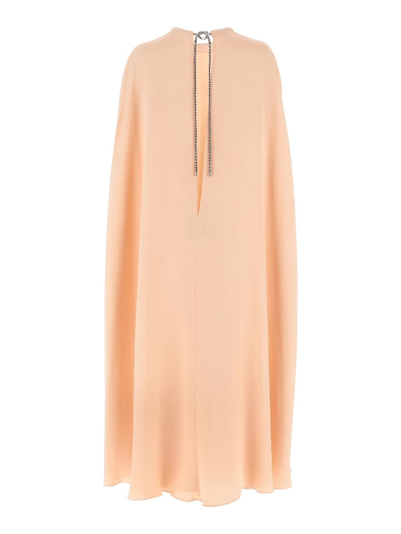 Multicolor Silk Midi Dress