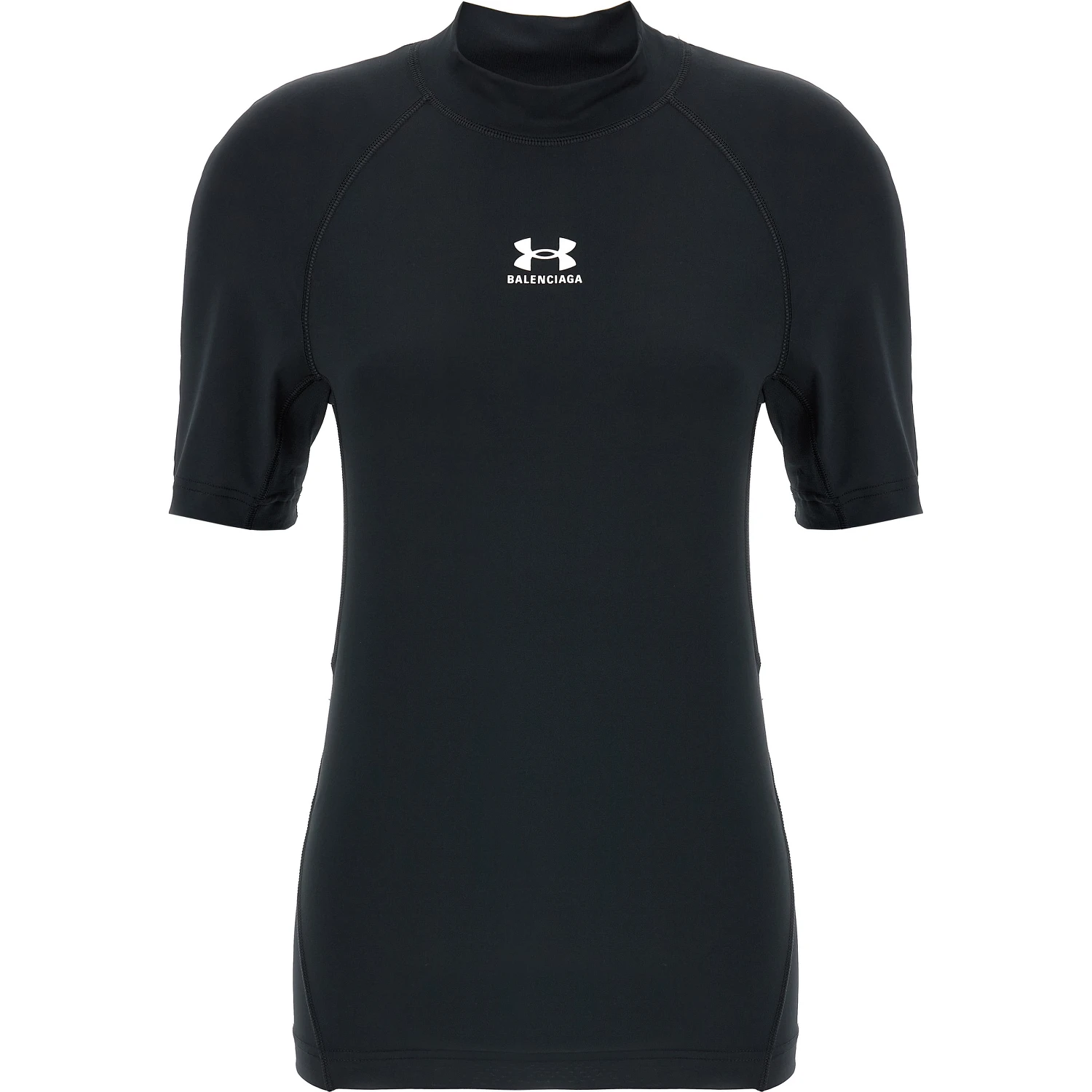 Black Polyester T-Shirt