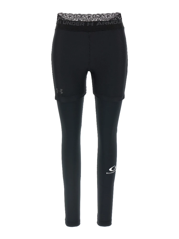 Black Polyester Leggings