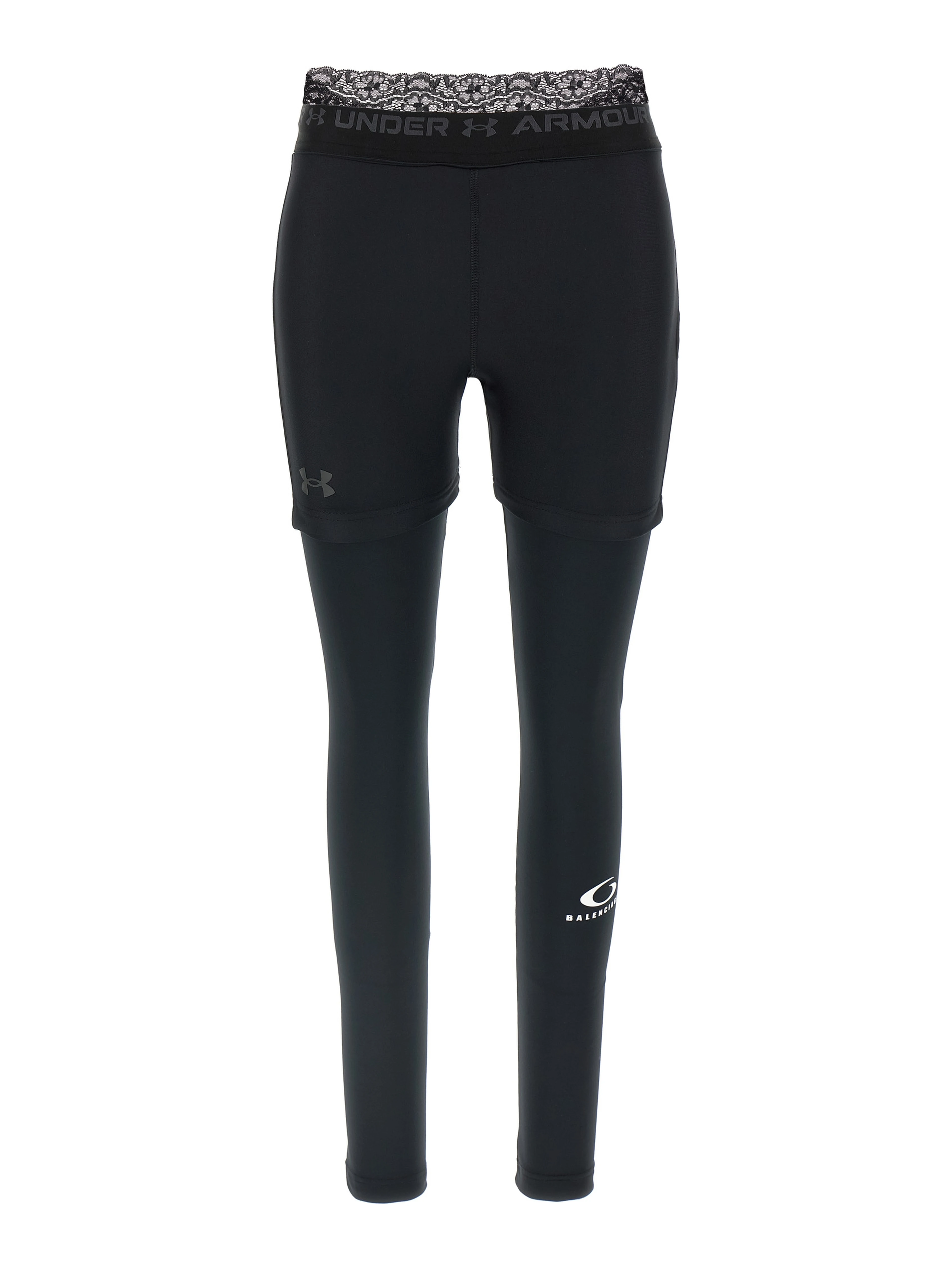 Black Polyester Leggings