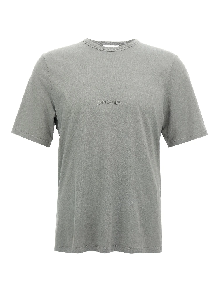 Gray Cotton T-Shirt
