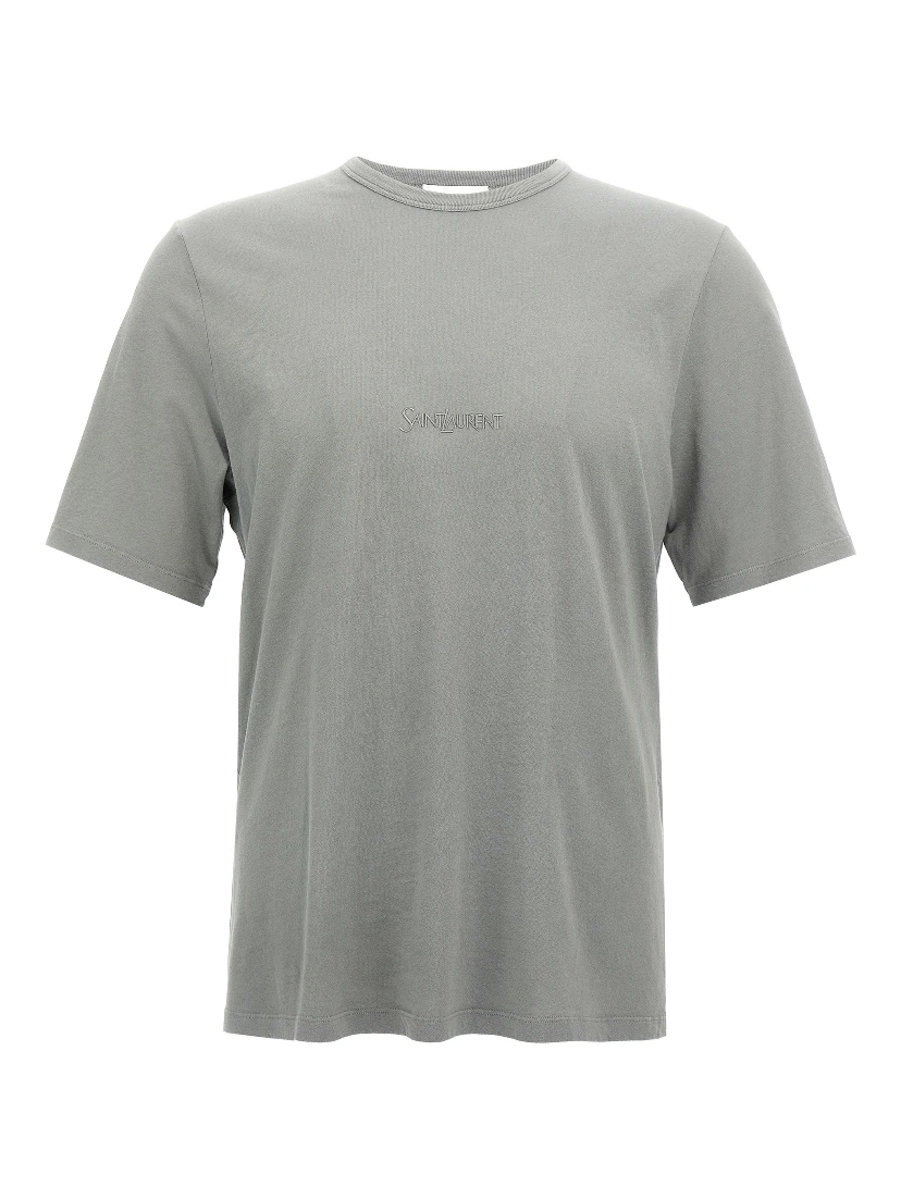 Gray Cotton T-Shirt