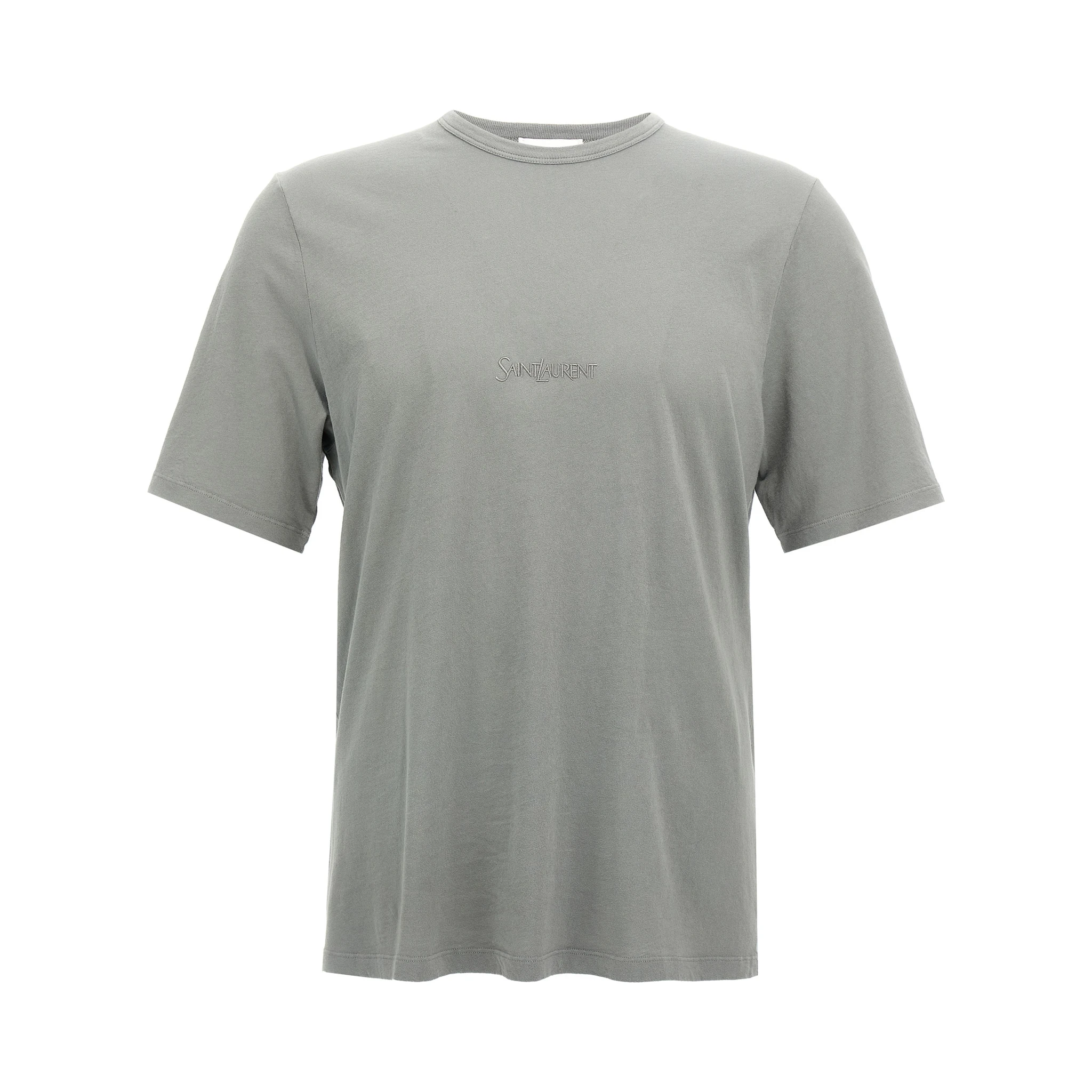 Gray Cotton T-Shirt