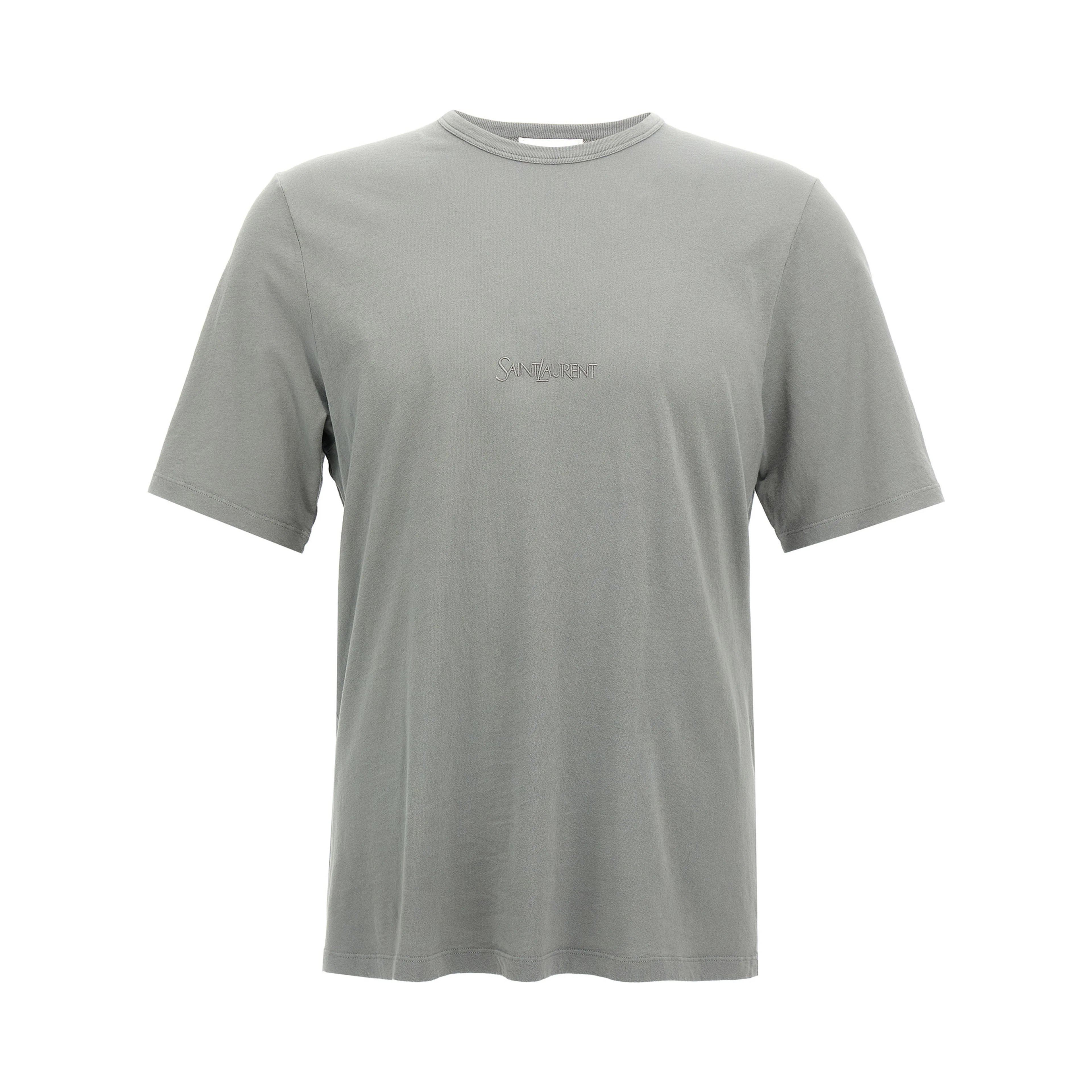 Gray Cotton T-Shirt