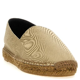Beige Cotton Espadrilles