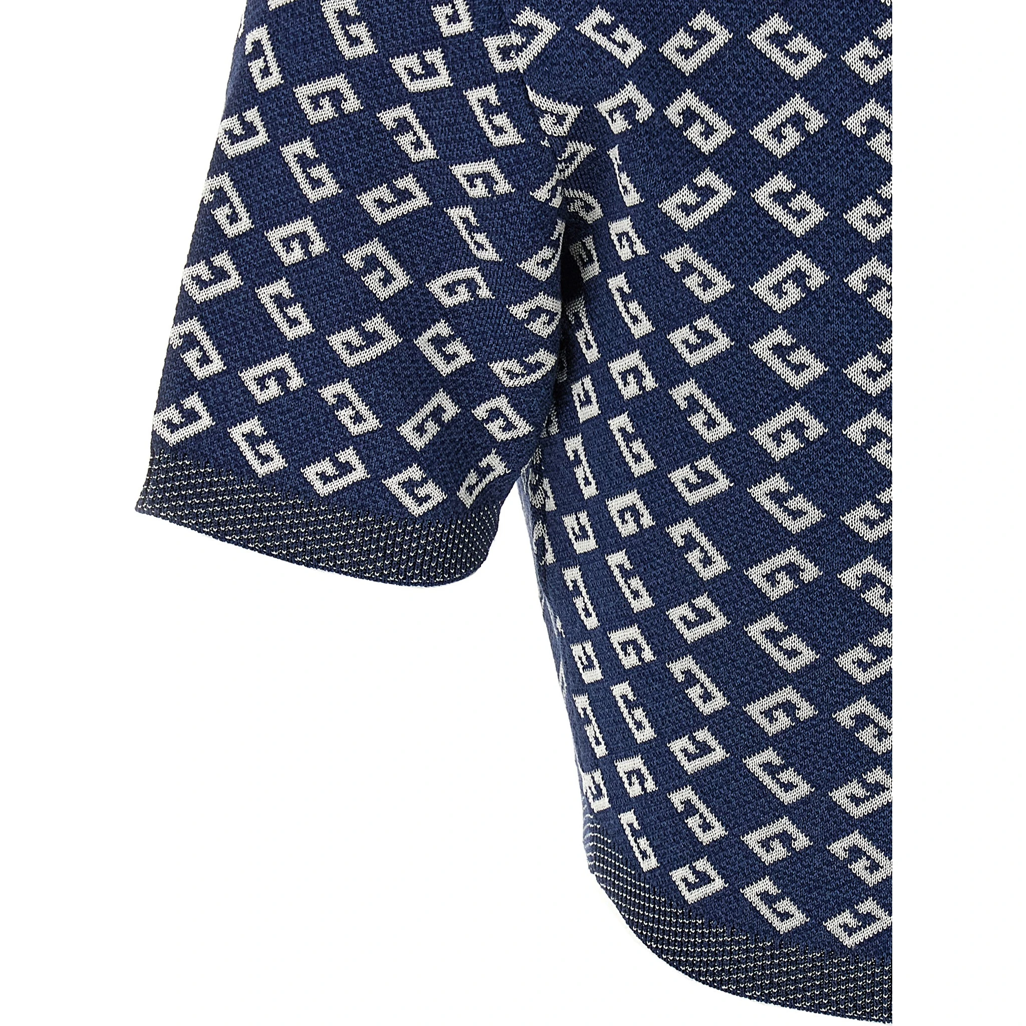 Blue Viscose T-Shirt
