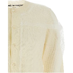 White Wool Cardigan
