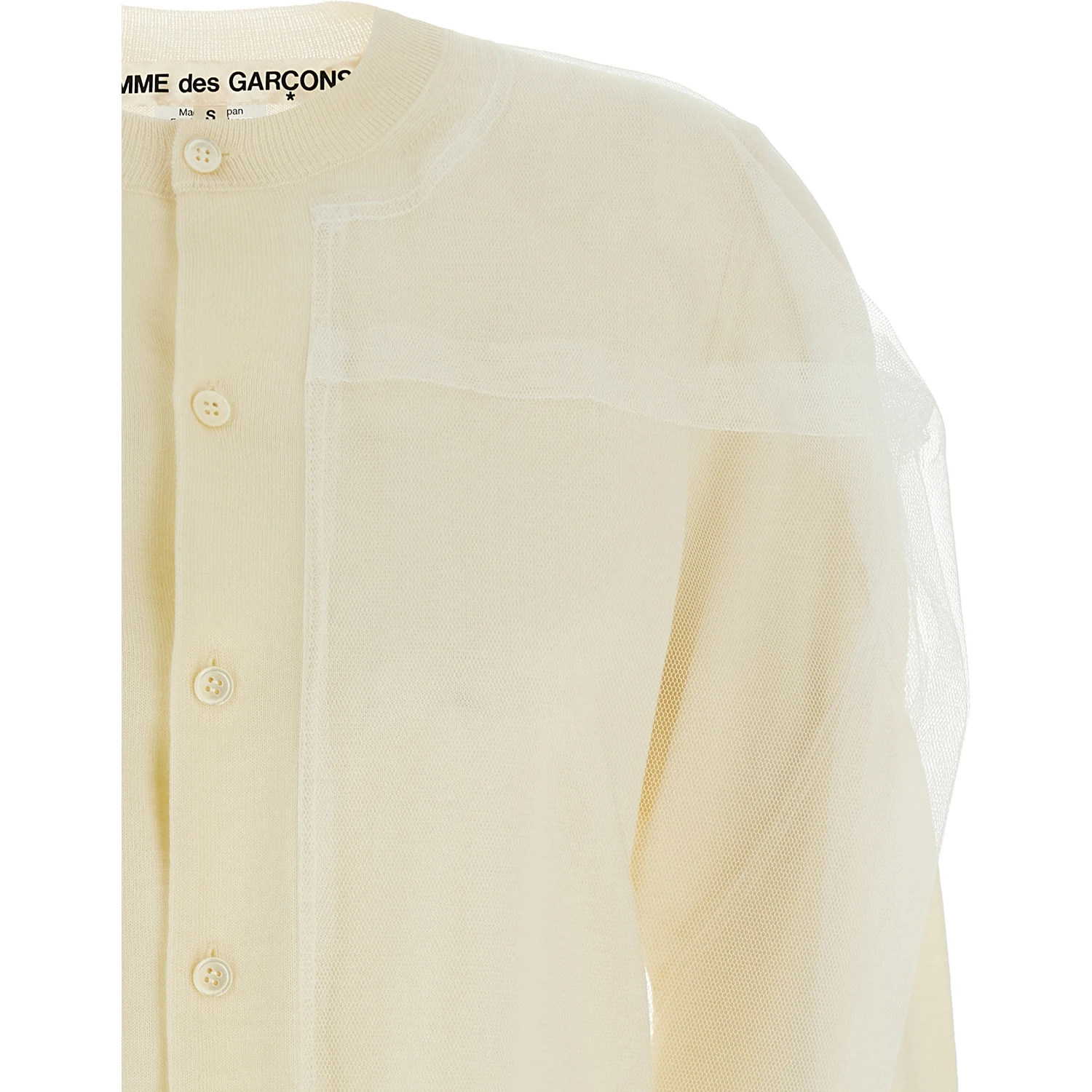 White Wool Cardigan