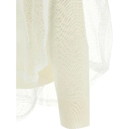White Wool Cardigan