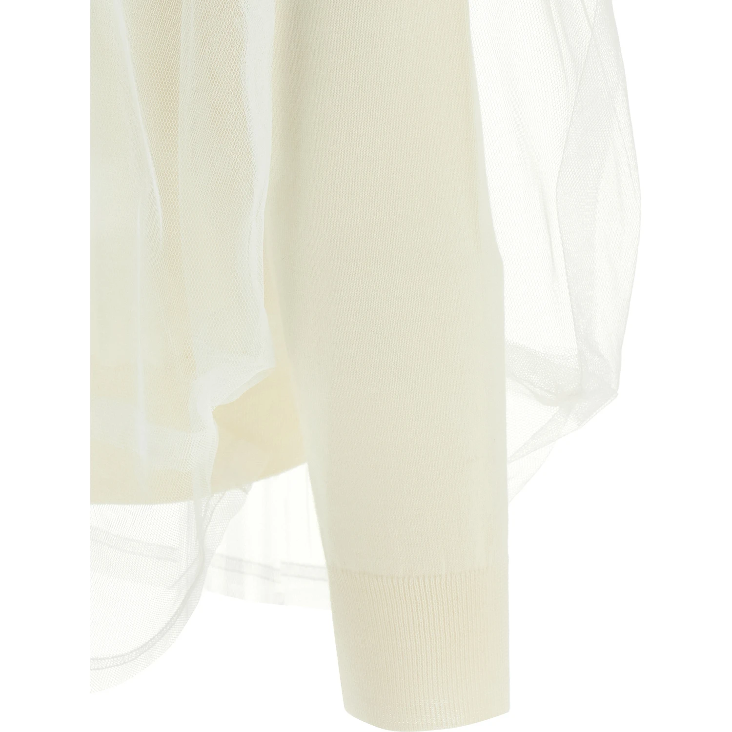 White Wool Cardigan