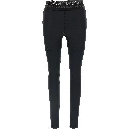 Black Polyester Leggings