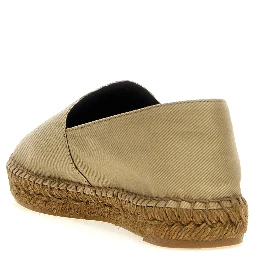 Beige Cotton Espadrilles