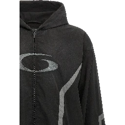 Black Polyester Shell Jacket