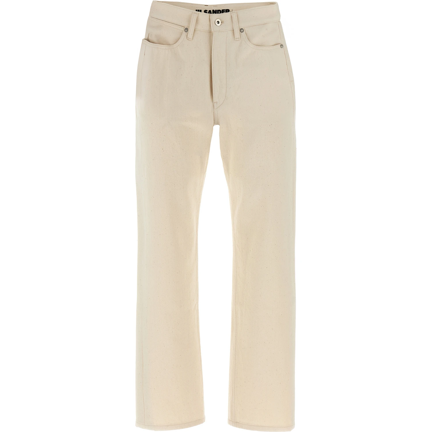 Beige Cotton Jeans Denim