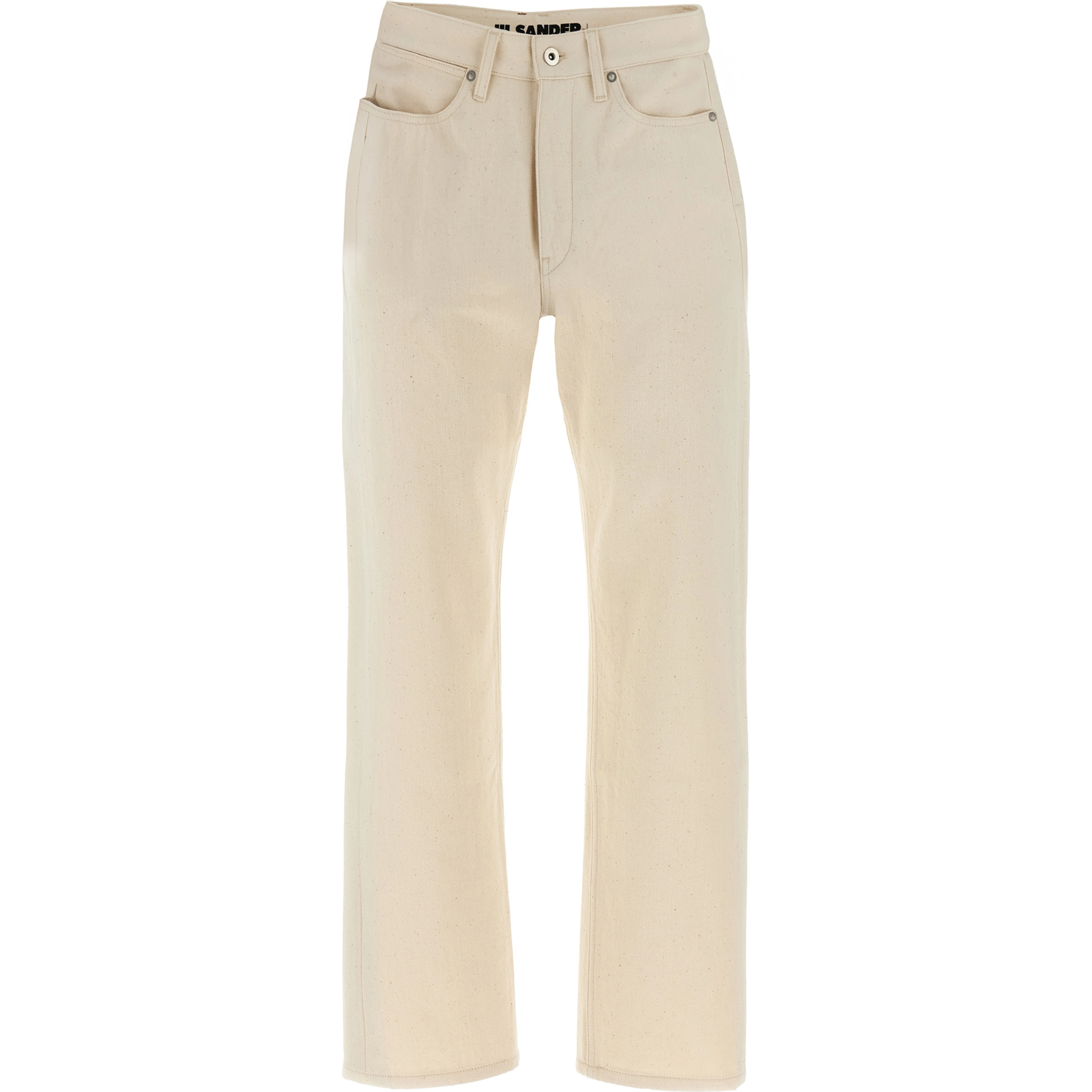 Beige Cotton Jeans Denim