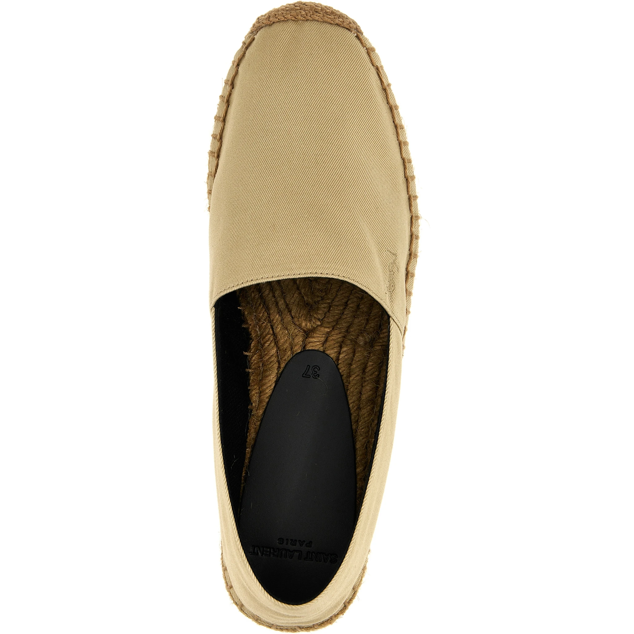 Beige Cotton Espadrilles