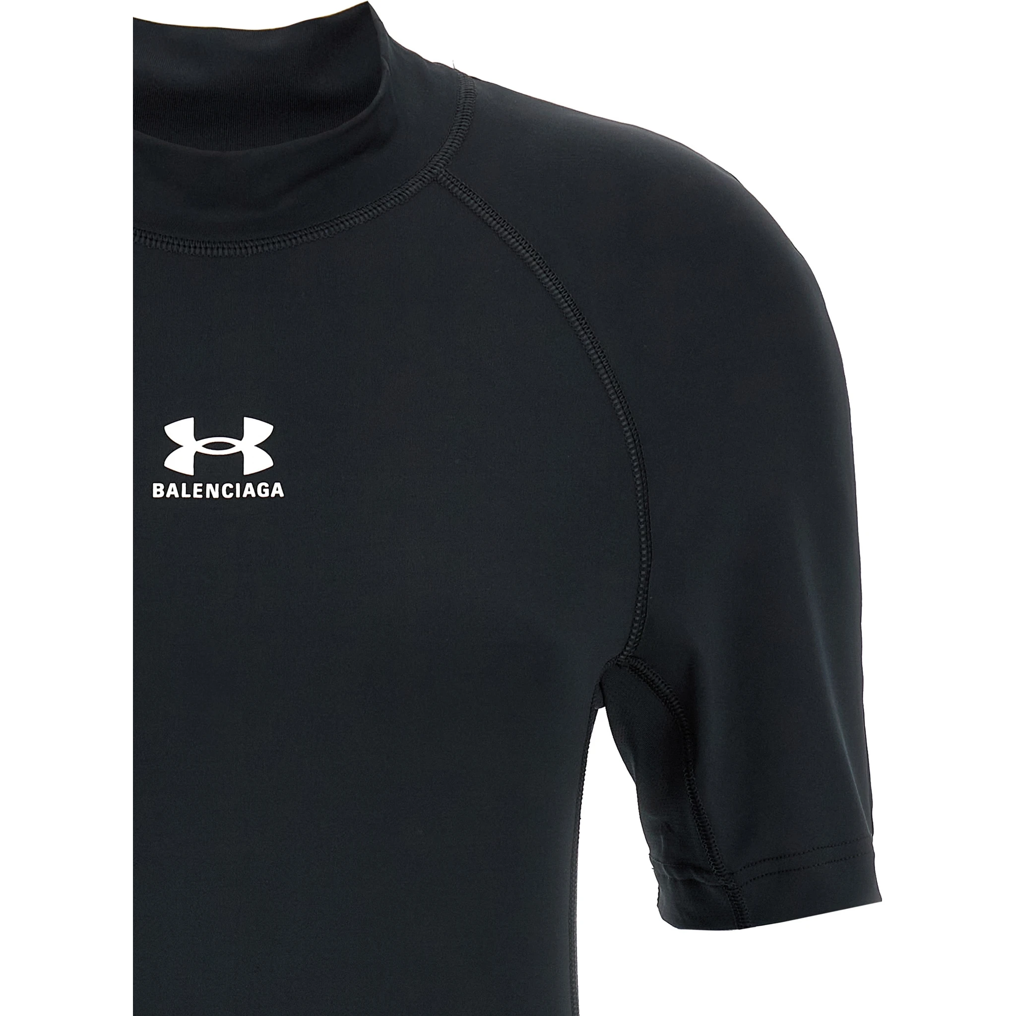 Black Polyester T-Shirt