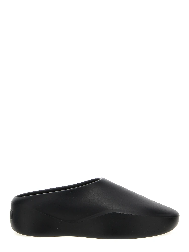 Black Rubber Clogs
