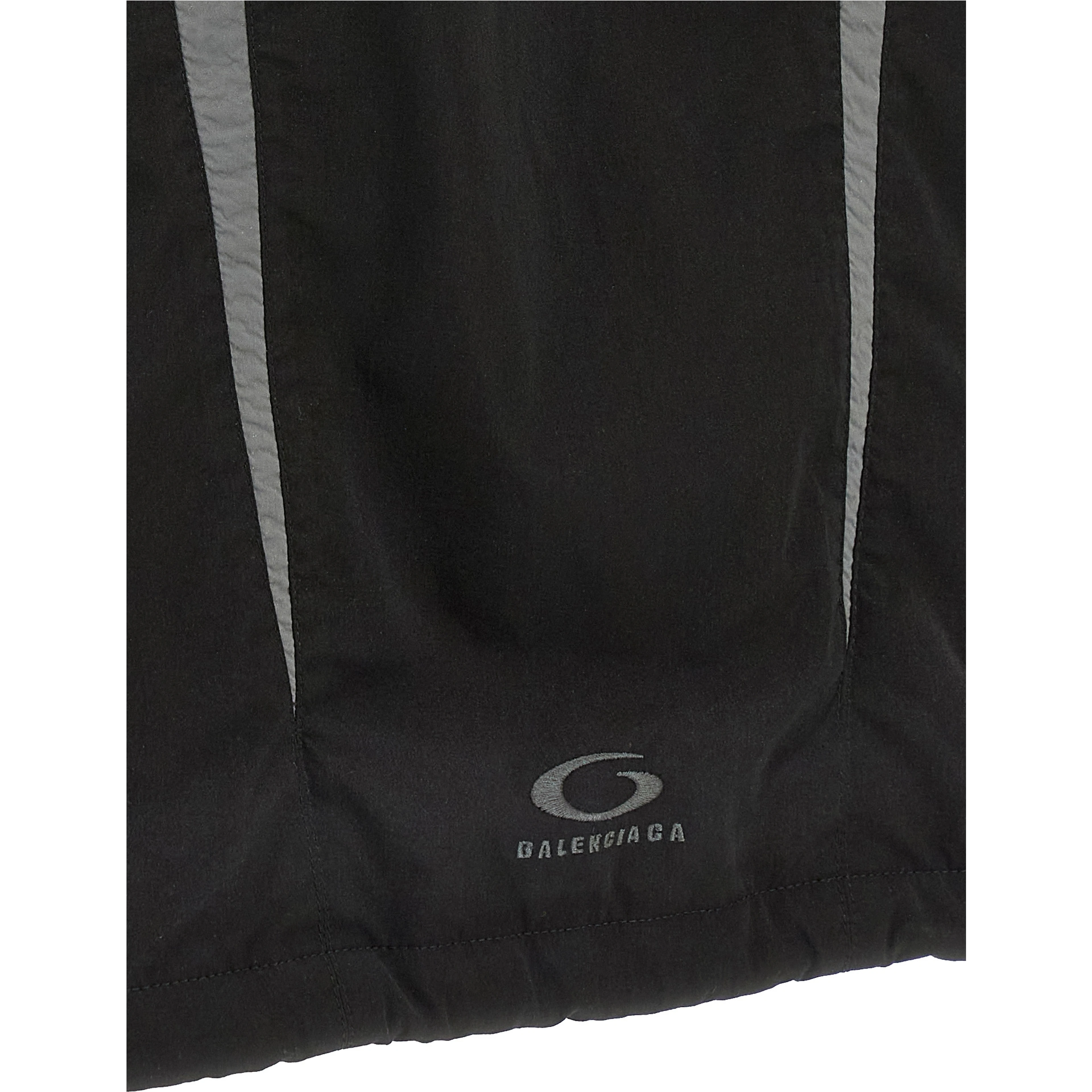 Black Polyester Shell Jacket